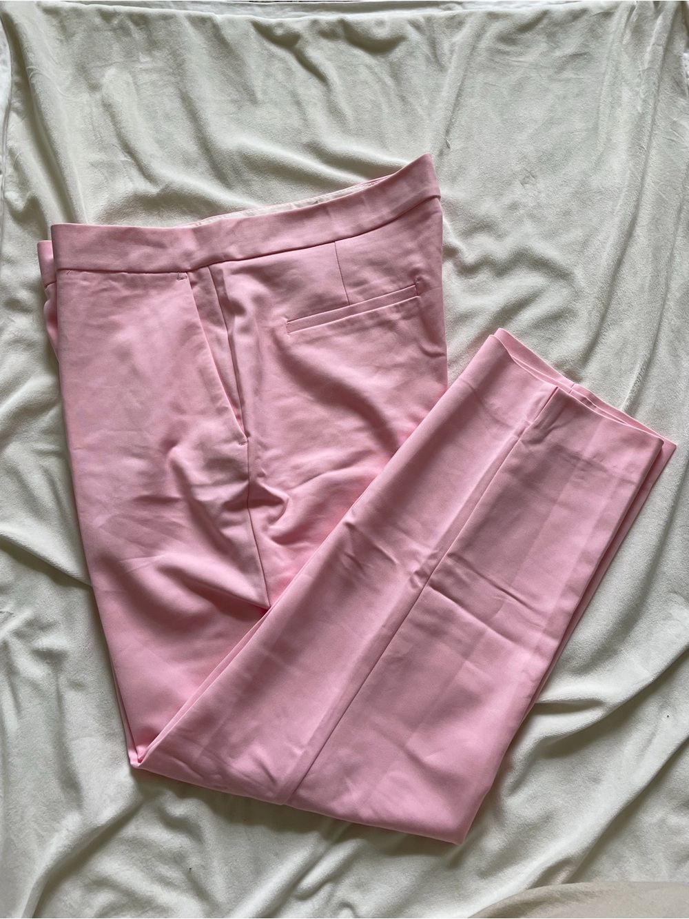 Zara Light Pink Tailored Dress Trousers